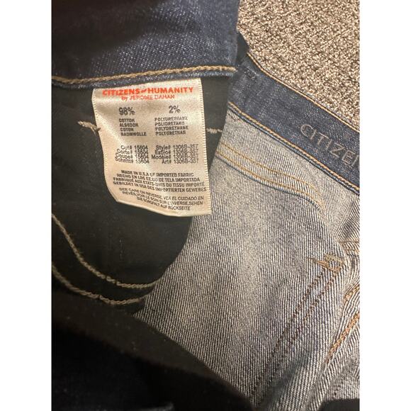 Citizens of Humanity Elson Medium Rise Straight Leg Womens Blue Jeans‎ Sz 28 - Picture 6 of 11
